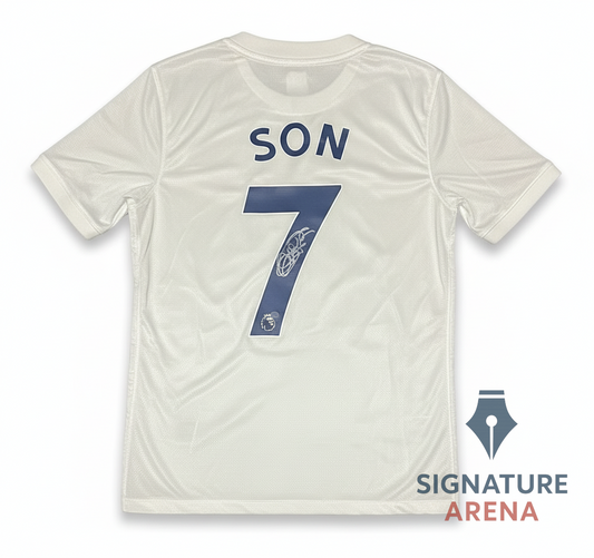 Son Heung-min Autographed Authentic Tottenham Hotspur FC Jersey (White) — Authenticated by Beckett